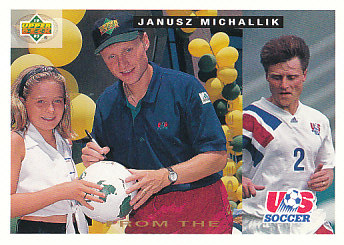 Janusz Michallik USA Upper Deck World Cup 1994 Preview Eng/Spa From The Sideline #153